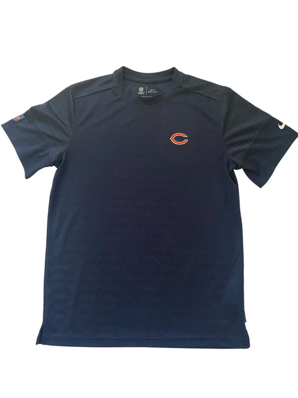 Nike NFL Dri-Fit On Field Chicago Bears Navy Short-Sleeve Performance T-Shirt